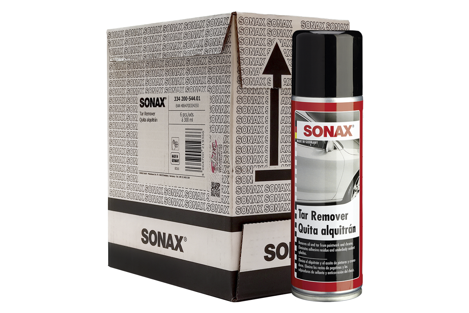 کارتن 6 عددی اسپری پاک کننده قیر سوناکس SONAX Tar Remover