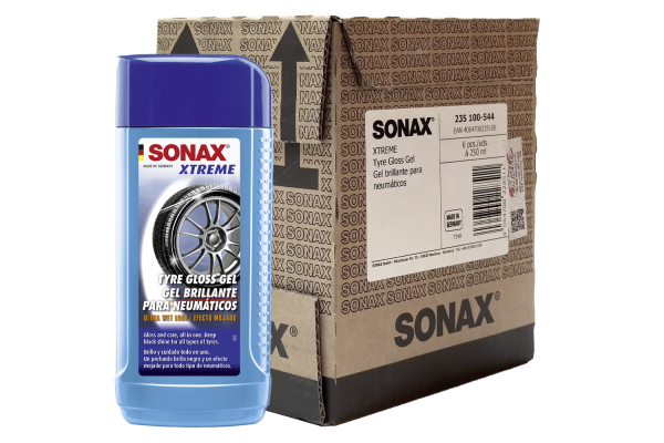 کارتن 6 عددی ژل براق کننده تایر سوناکس SONAX XTREME Tyre Gloss Gel – کد235100