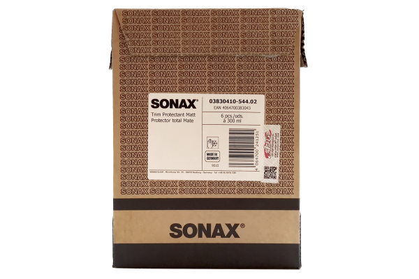 کارتن 6 عددی محافظ مات سطوح مصنوعی و پلاستيكی سوناکس SONAX Trim Protectant Silky Matt
