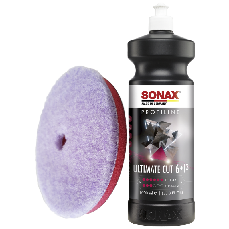 پک پد و پولیش زبر (آلتیمیت کات + پد پشمی) سوناکس SONAX