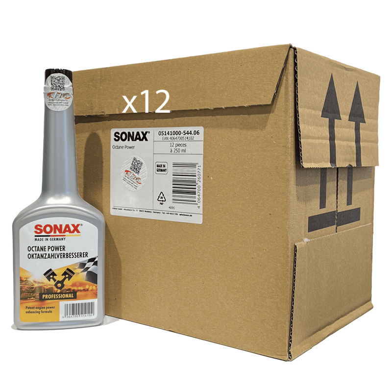 کارتن 12 عددی مکمل سوخت اکتان پاور سوناکس SONAX Octane power کد - 514100