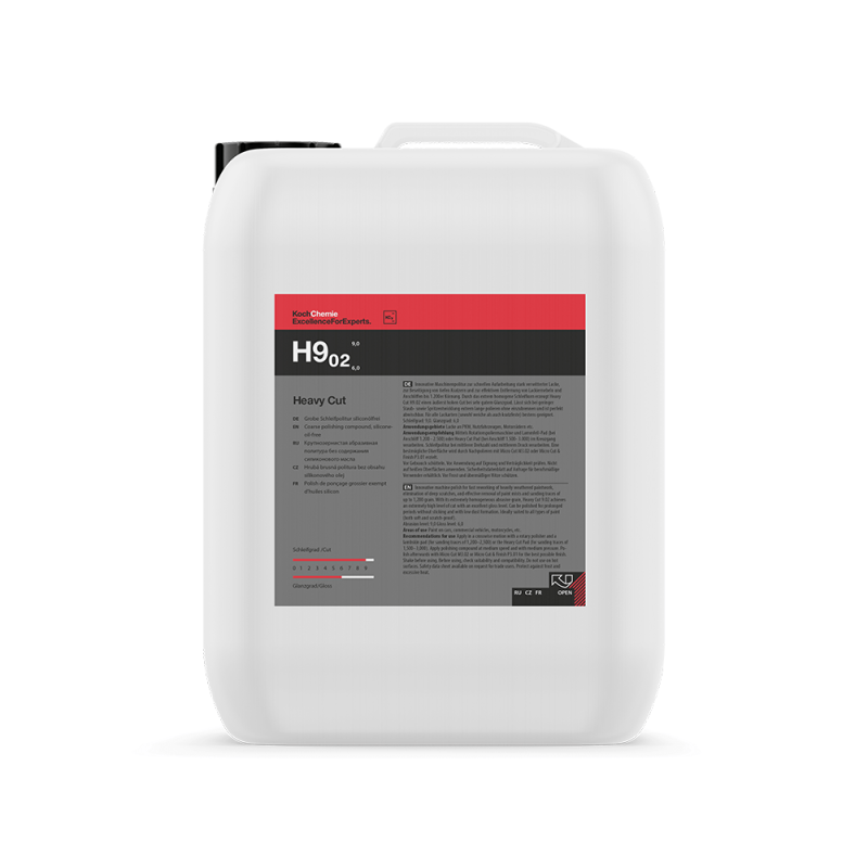 پولیش زبر 5 لیتری کوکمی-کخ‌شیمی مخصوص بدنه خودرو Koch Chemie H9.02 Heavy Cut کد - 458005