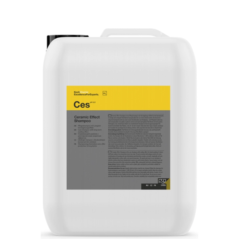 شامپو سرامیک کوکمی-کخ کیمی مخصوص شستشو و محافظت از بدنه خودرو 5 لیتری Koch Chemie Ces Ceramic Effect Shampoo