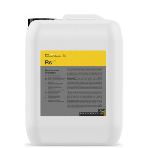 شامپو فعال‌کننده پوشش سرامیکی 5 لیتری کوکمی-کخ کیمی مخصوص شستشوی بدنه خودرو Koch Chemie Rs Reactivation Shampoo