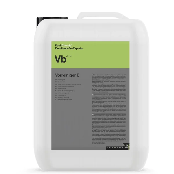 پاک‌کننده تخصصی پیش از شستشو 11 لیتری کوکمی-کخ کیمی مخصوص خودرو و کامیون Koch Chemie Vb Precleaner B