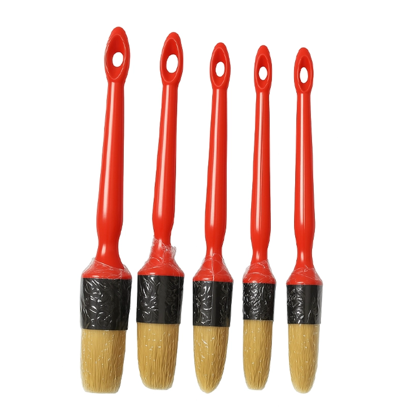 پک 5 عددی فرچه دیتیلینگ قرمز-مشکی-نرم